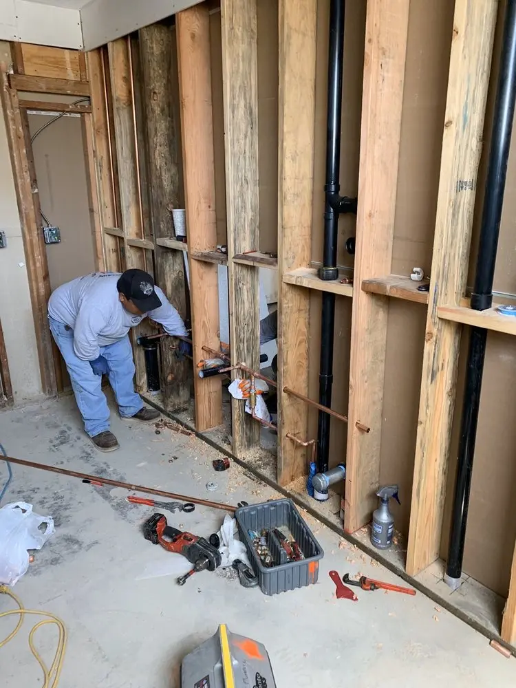 Commercial rough-in plumbing for Trenchless Sewer Repair in Crowley
